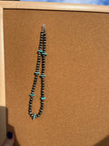 Faux Navajo Pearl and Turquoise Long Necklace