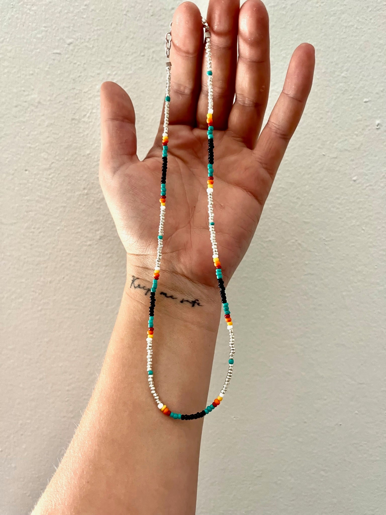 Western Silver Serape Choker