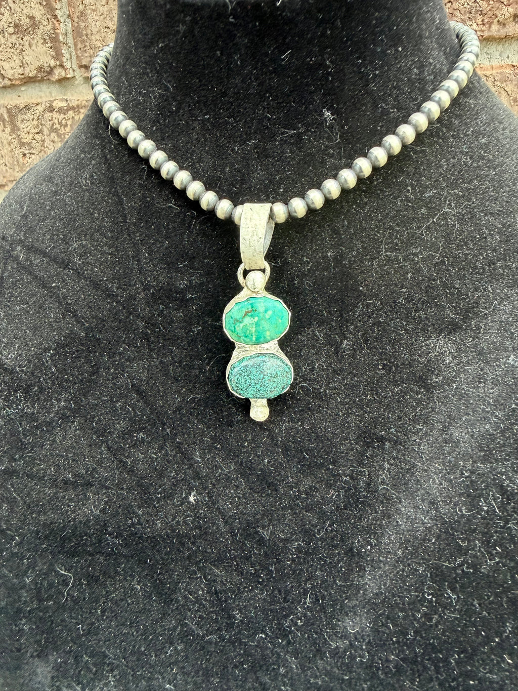Sterling Silver and Turquoise Pendant