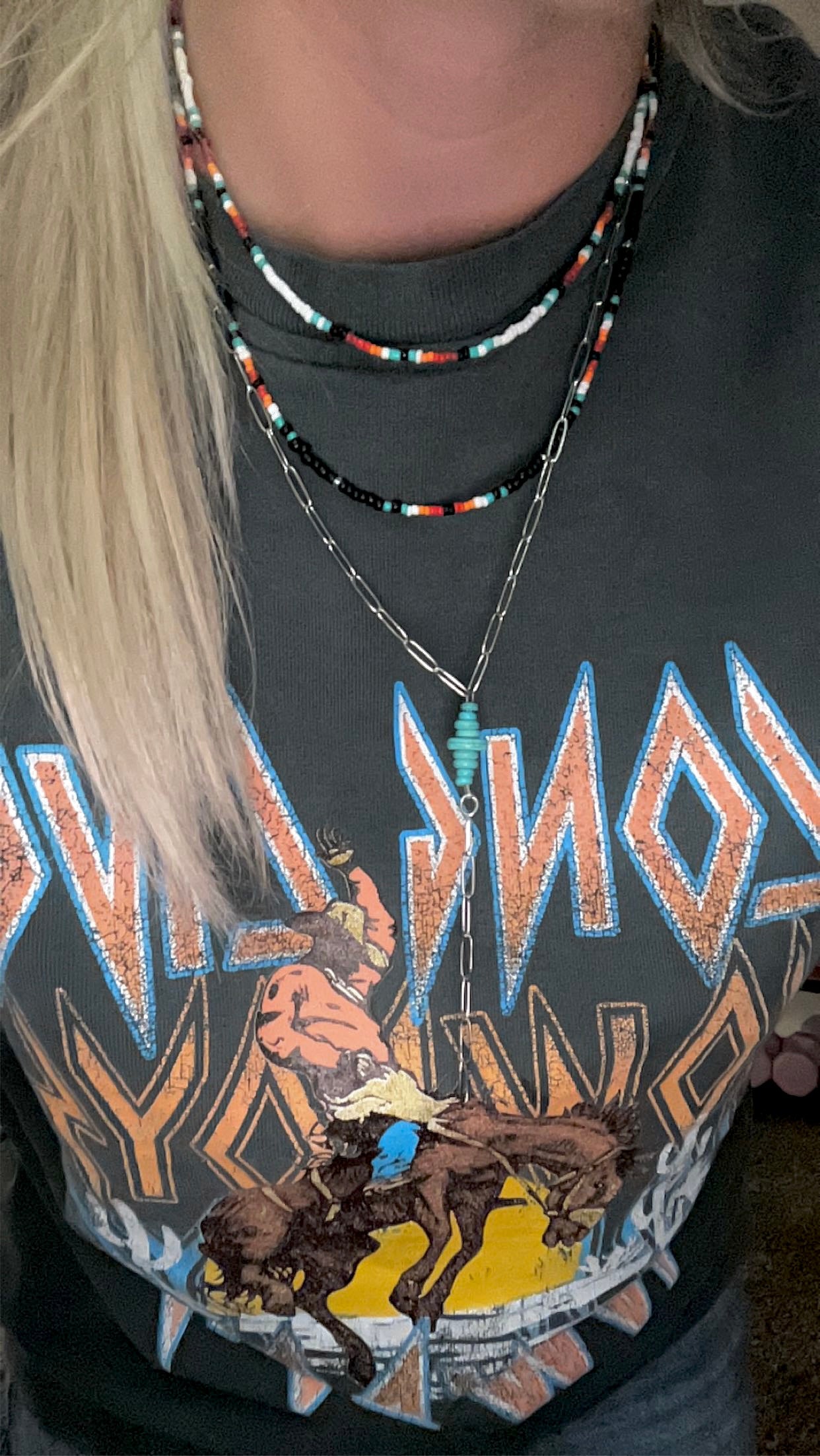 Matte Black Serape Necklace