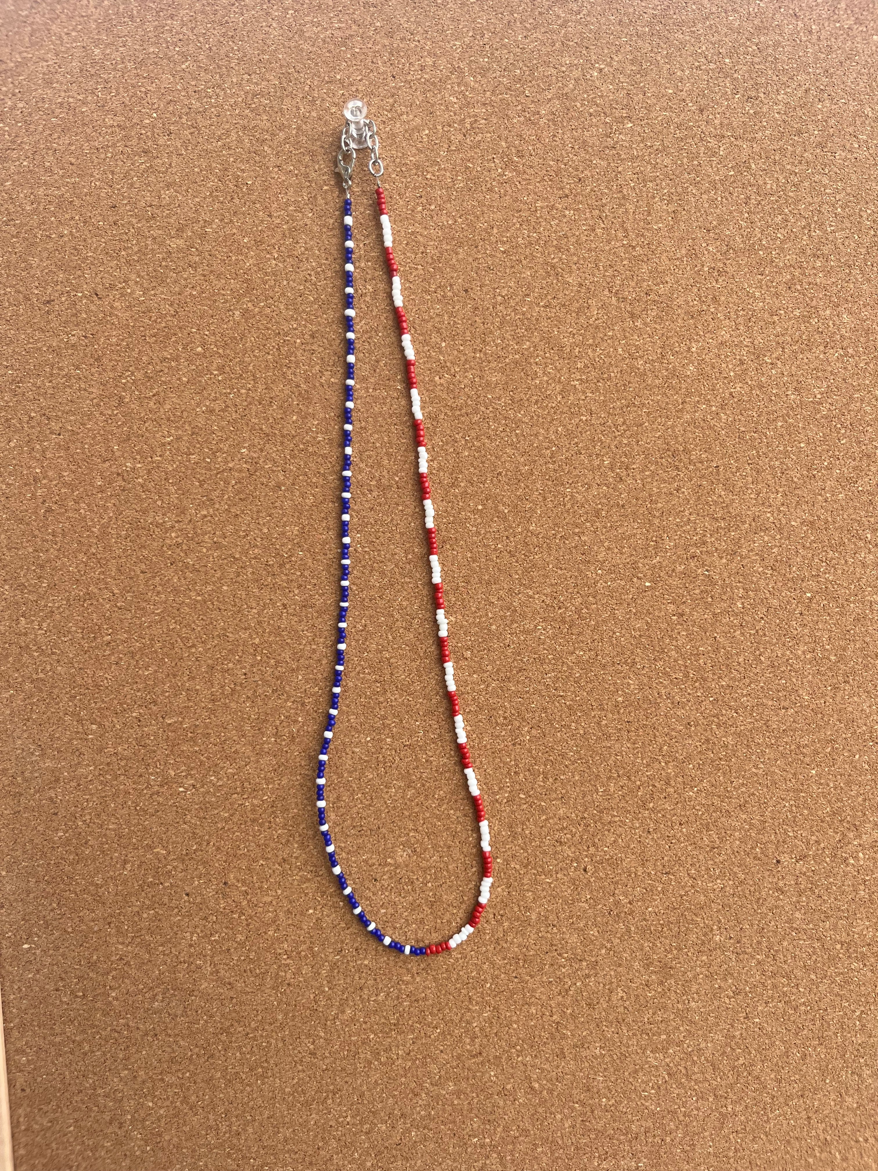 American Flag Themed Necklace