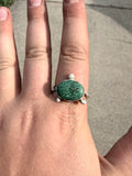 Sterling Silver and Turquoise Ring Size 10