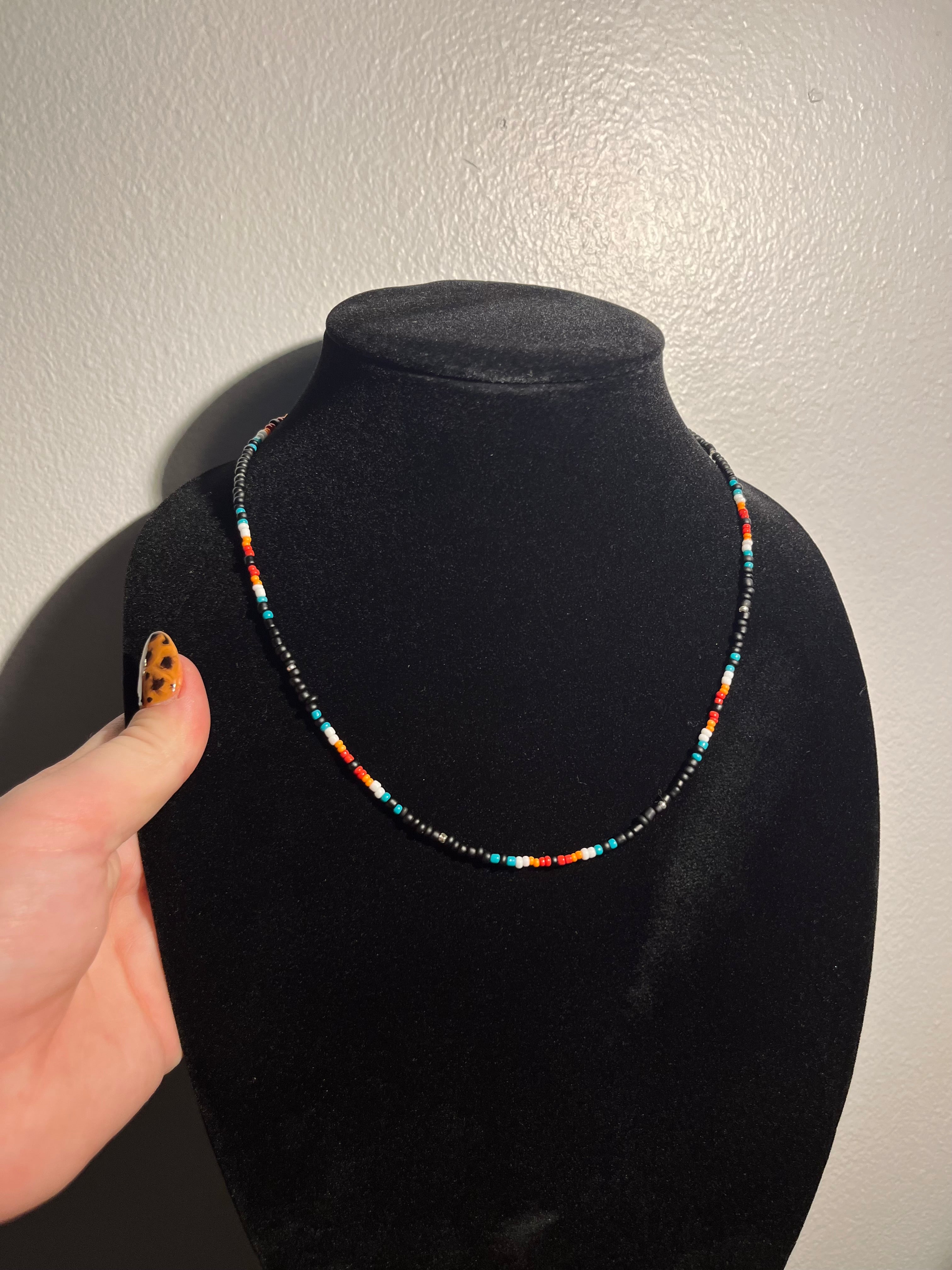 Matte Black Serape Necklace