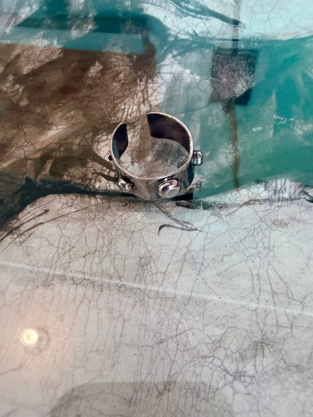 Sterling Silver Adjustable Ring