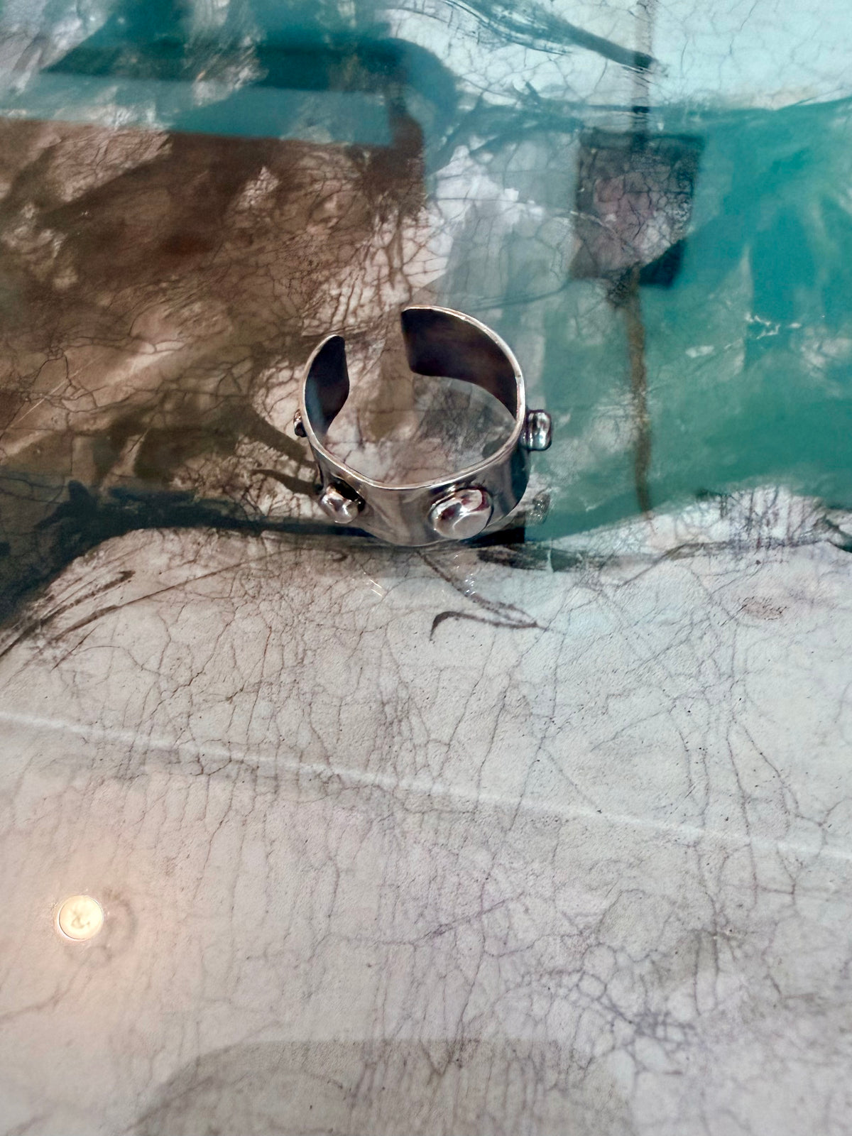 Sterling Silver Adjustable Ring