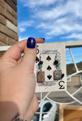 Dice and Playing Card Earrings